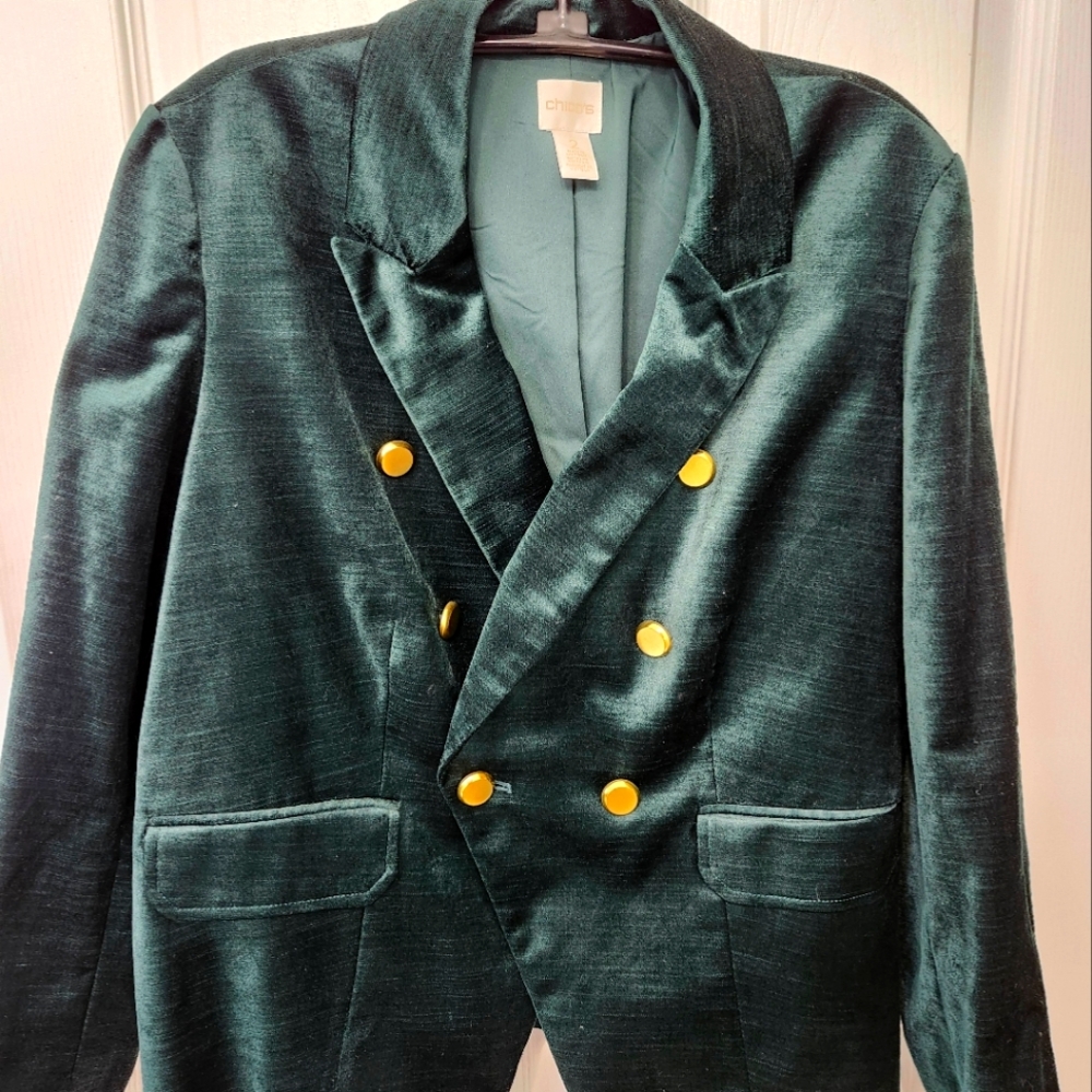 Chico's Velvet Dressy Blazer